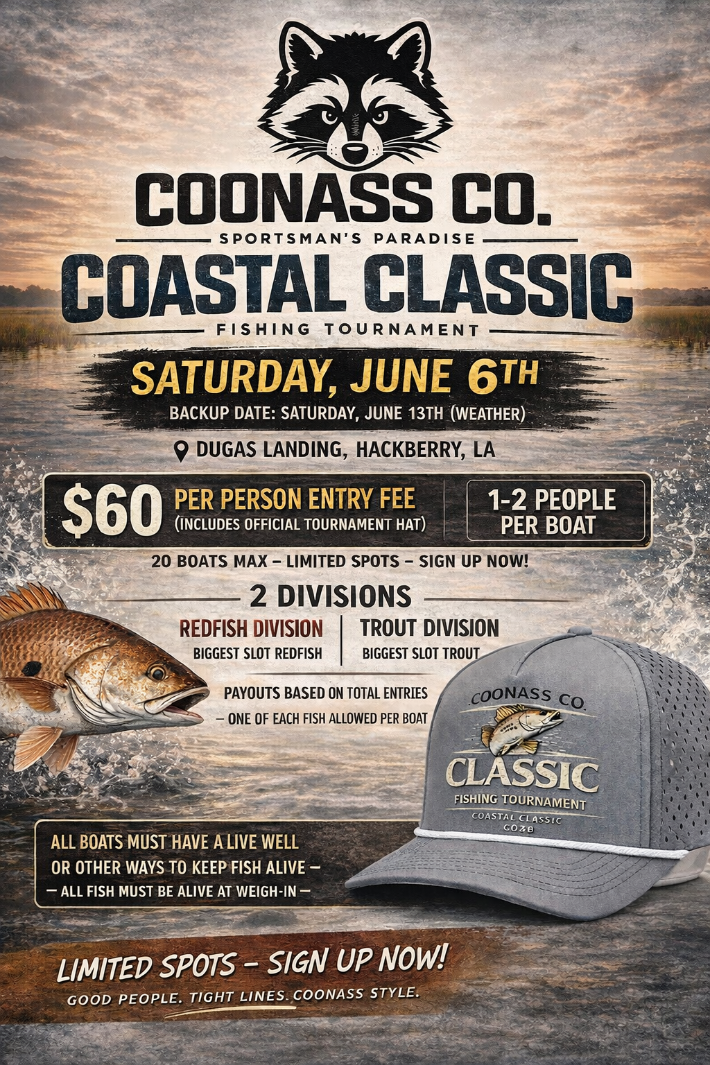 Coonass Co Coastal Classic